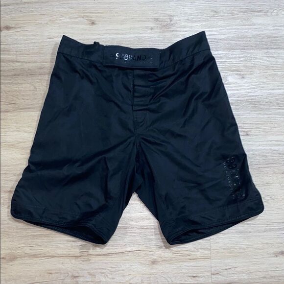 93 Brand Fight‎ Shorts Size 34 Black BJJ MMA No-Gi Jiu Jitsu Grappling Training - Picture 6 of 16